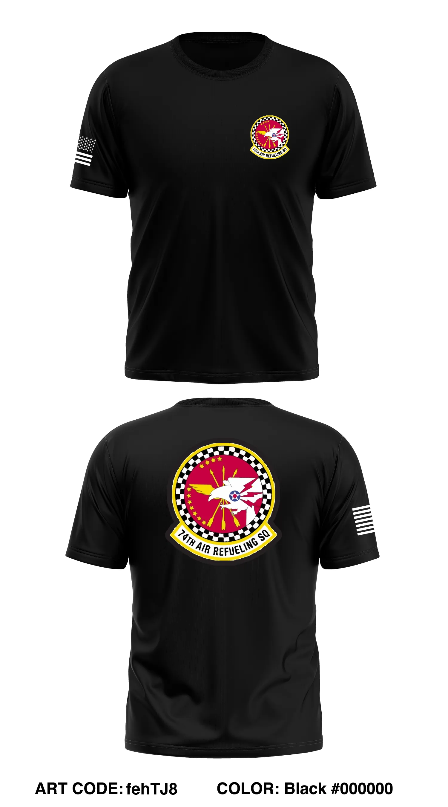 74th ARS Store 1 Core Men's SS Performance Tee - fehTJ8