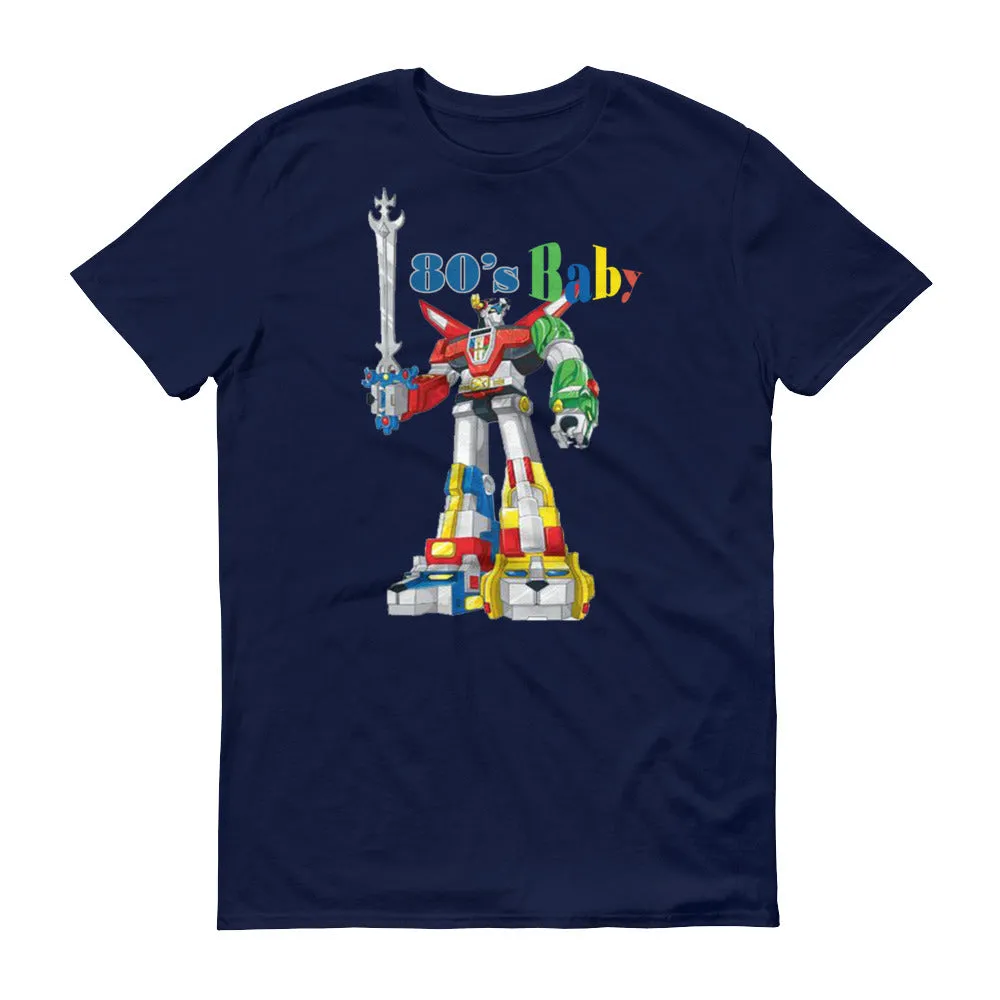 80's Baby - Voltron- Men's Short-Sleeve T-Shirt