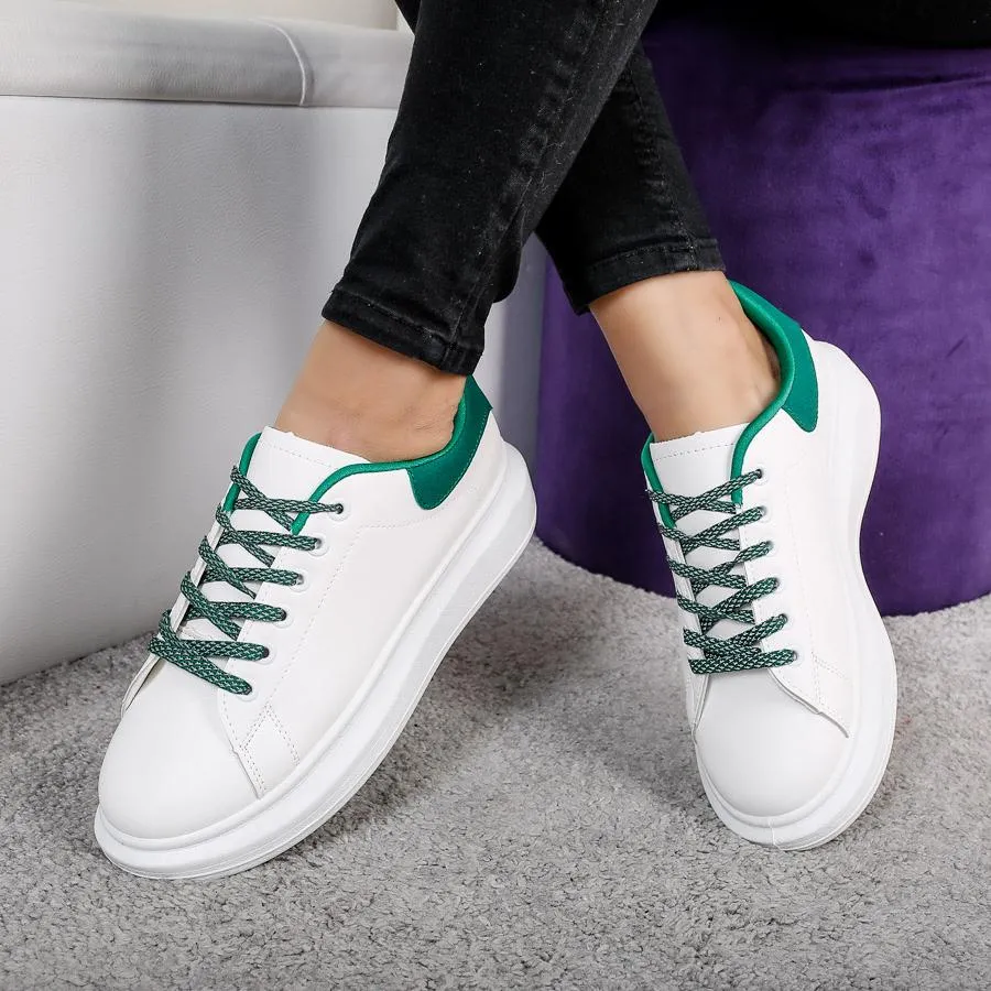 Pantofi sport Evona - White/Green