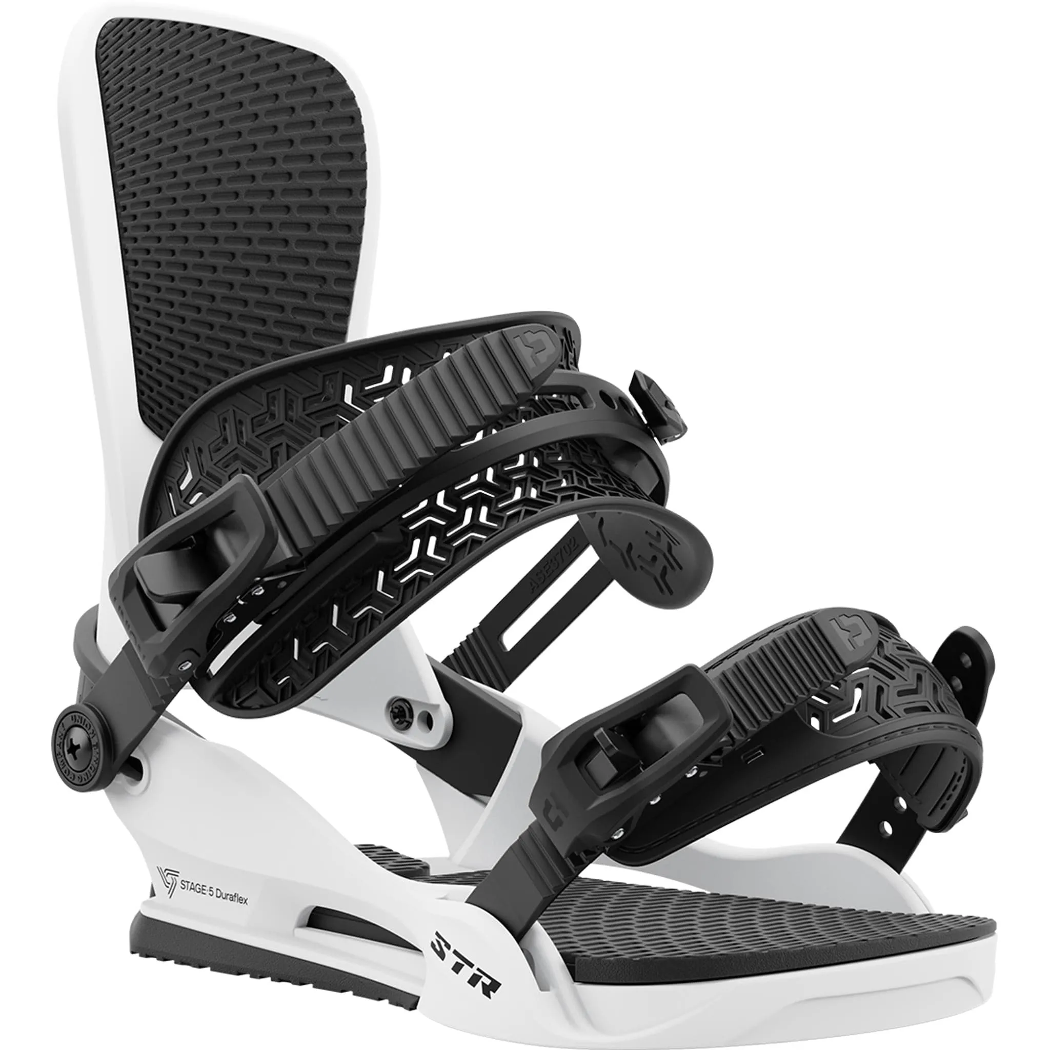 Union STR Snowboard Binding White 2025