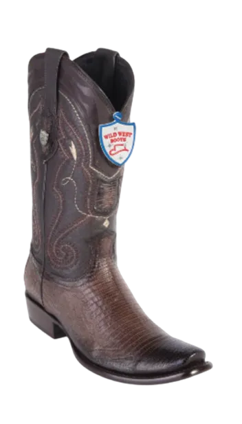 Wild West Botas de Armadillo Horma Dubai Toe Faded Brown