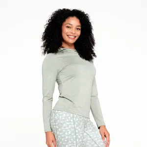 Womens Active Hood - Jadeite